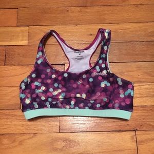 Reebok girls sports bra